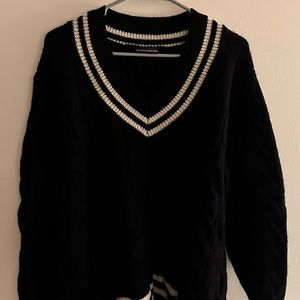 Nikki heavy wool stripe sweater